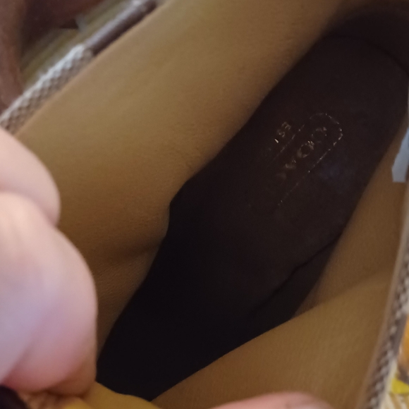 Y2k Coach Vintage Ediva Heeled Studded Boots - Picture 5 of 11